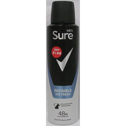 Sure Men Anti-Perspirant Invisible Ice £1.99