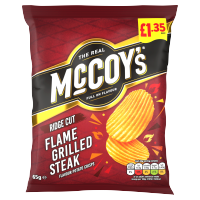 MCCOYS RIDGE CUT FLAME GRILLED STEAK CRISP PM 1.35 65g