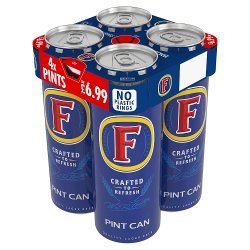 FOSTERS PINT CAN 4 PK PM 6.99 568ml