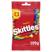 SKITTLES FRUIT TREAT BAG PM 1.00 109g
