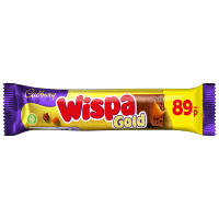 CADBURY WISPA GOLD CHOCOLATE BAR PM 89P 48g