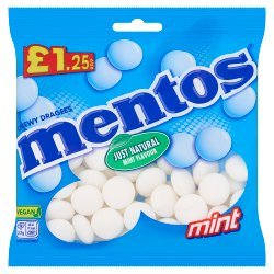 MENTOS MINTS BAG PM 1.25 135g