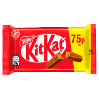 KIT KAT 4 FINGER MILK CHOCOLATE BAR PM 75P 41.5g