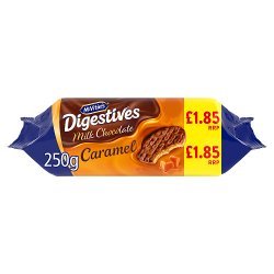 MCVITIES DIGESTIVES CARAMEL PM 2.25 250g