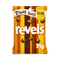 REVELS MILK CHOCOLATE TREAT BAG PM 1.50 71g