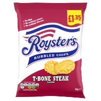 Roysters T-Bone Steak Crisps 60g, £1.35 PMP