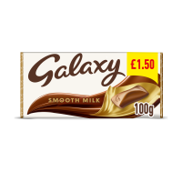 Galaxy Smooth Milk Chocolate Block Bar £1.50 PMP 100g