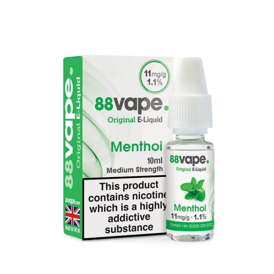 88Vape Original Menthol 10ml E-Liquid 1.1MG