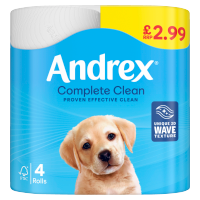 ANDREX COMPLETE CLEAN PM 2.99 4roll