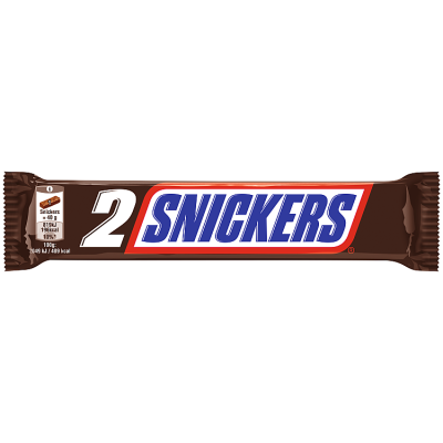 SNICKERS CHOCOLATE BAR 2 PACK (2X40G) 80g