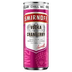 SMIRNOFF & CRANBERRY PM 2.19 250ml
