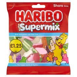 HARIBO Supermix  bag 140g £1.25