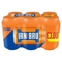 BARRS IRN BRU REG 6PK CANS PM 3.00 -330ml
