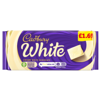 CADBURY DAIRY MILK WHITE BAR PM 1.69 90g