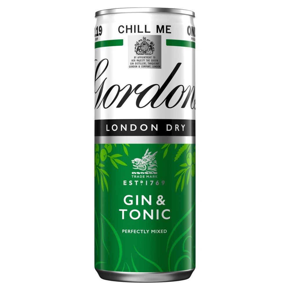 GORDONS & TONIC CAN  PM 2.19