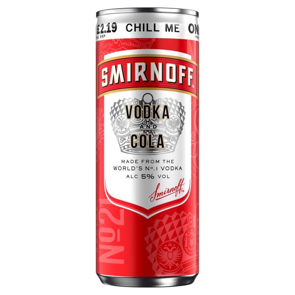 SMIRNOFF & COLA PM 2.19 250ml