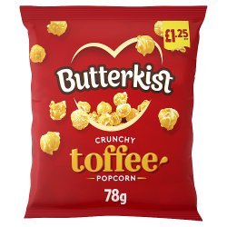 BUTTERKIST TOFFEE POPCORN PM 1.25 78g