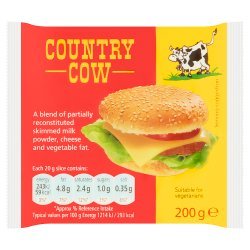Country Cow Processed Cheese Slice 200g